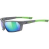 Okulary sportowe Uvex Sportstyle 225 Grey green