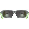 Okulary sportowe Uvex Sportstyle 225 Grey green