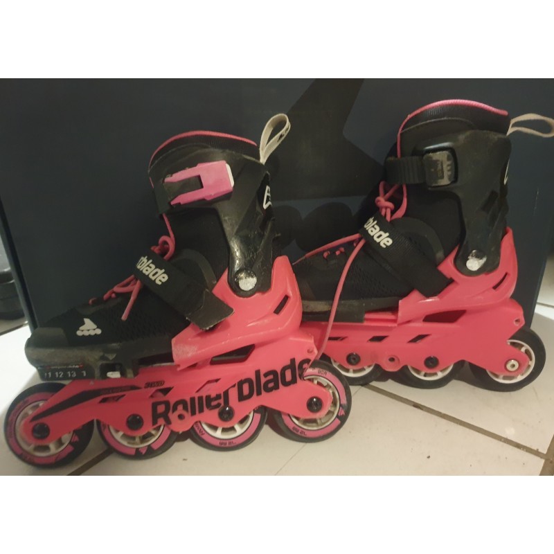 Rolki dziecięce Rollerblade Microblade Girl Pink 28-32