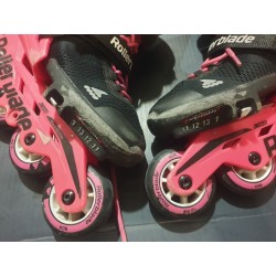 Rolki dziecięce Rollerblade Microblade Girl Pink 28-32