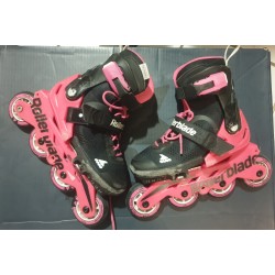 Rolki dziecięce Rollerblade Microblade Girl Pink 28-32