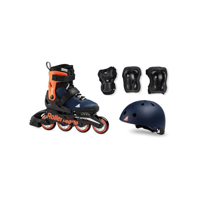 Rolki dziecięce Rollerblade Micro Cube Boy - zestaw