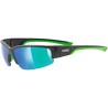 Okulary sportowe Uvex Sportstyle 215 Black mat green