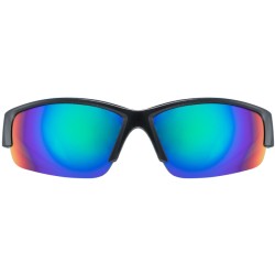 Okulary sportowe Uvex Sportstyle 215 Black mat green