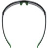 Okulary sportowe Uvex Sportstyle 215 Black mat green