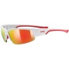 Okulary sportowe Uvex Sportstyle 215 White mat red