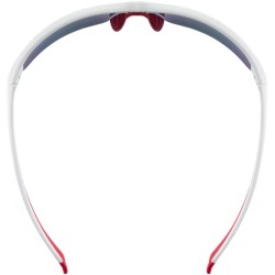 Okulary sportowe Uvex Sportstyle 215 White mat red