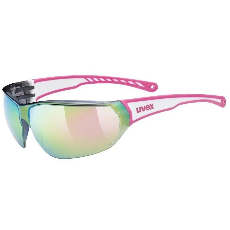 Okulary sportowe Uvex Sportstyle 204 White pink