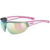 Okulary sportowe Uvex Sportstyle 204 White pink